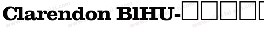 Clarendon BlHU字体转换